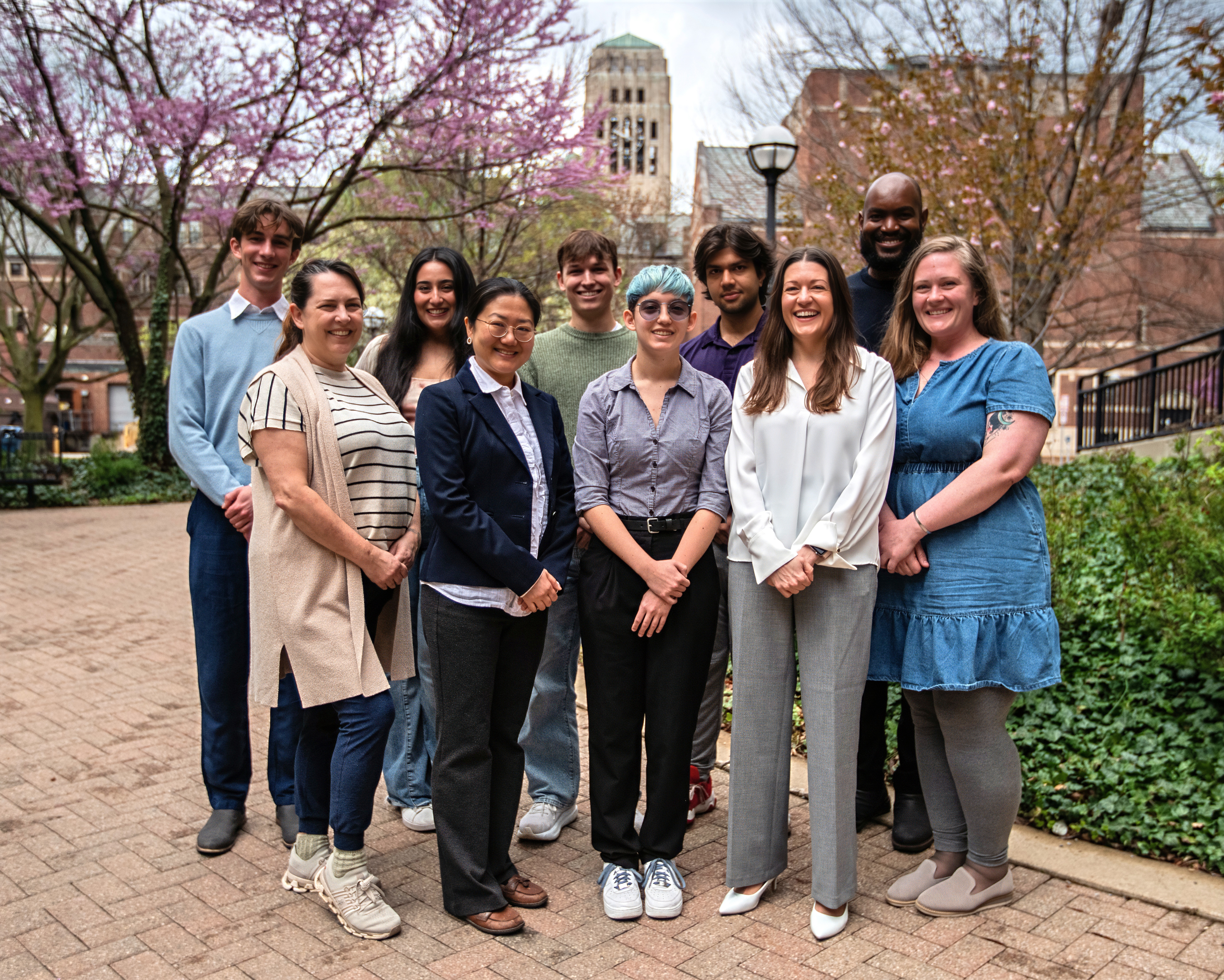 Maurer Lab team in the lab